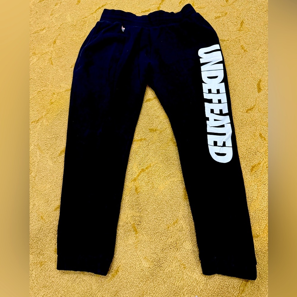 Undefeated Jogger Sweatpants Mens XL Dark Blue UNDFTD